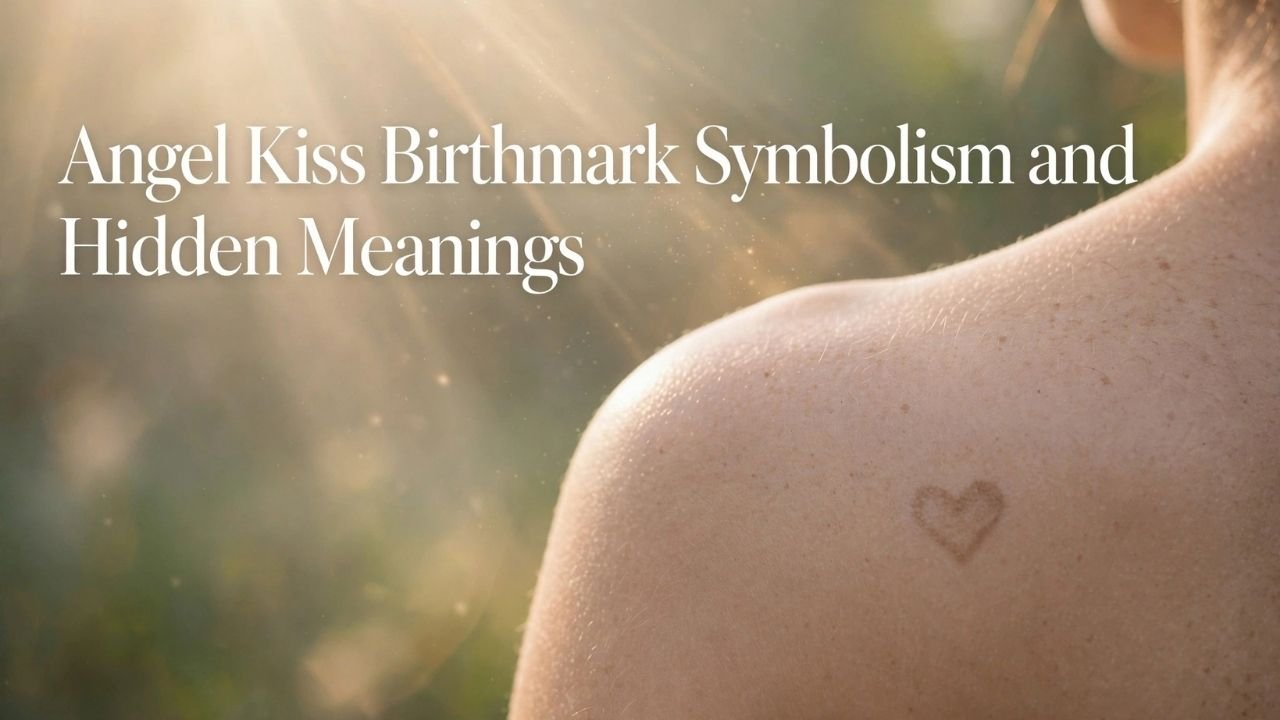 Many people call this an angel kiss birthmark. Beyond its medical explanation, people have given this special mark a beautiful spiritual meaning for generations.
