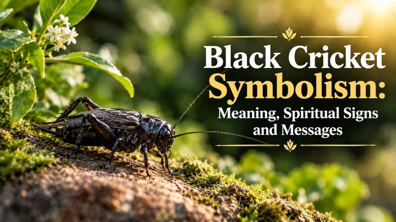 A black cricket can seem like a small and ordinary insect, but many people see deeper meaning when one suddenly appears.