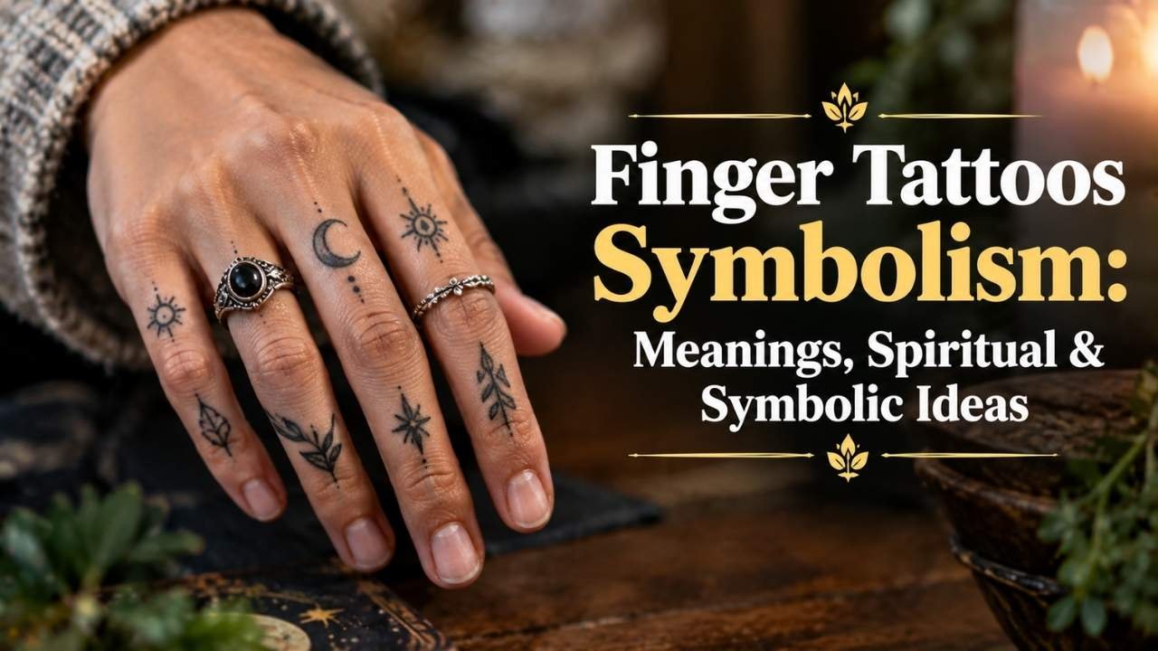 Finger tattoos symbolism can carry a deep message even when the design looks small and simple.