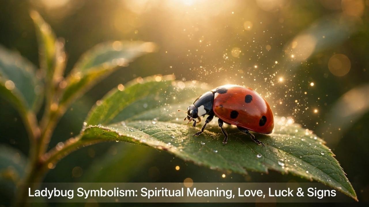 Ladybug symbolism has long been connected with good luck, protection, love, happiness, and positive change.