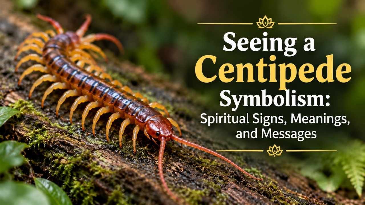 Seeing a centipede symbolism can carry different meanings depending on your beliefs, feelings, and the situation in which you see it.