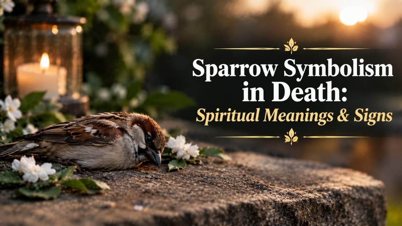 A sparrow may remind someone of a lost loved one, a period of grief, or an important change in life.