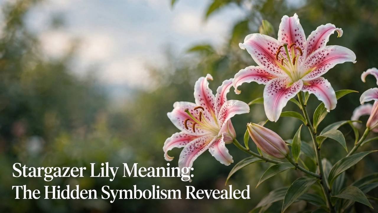 A Stargazer lily is more than a bright, fragrant flower. Its bold pink petals and upward-facing blooms have given it a strong symbolic meaning connected with ambition, hope, success, prosperity, admiration, and love.