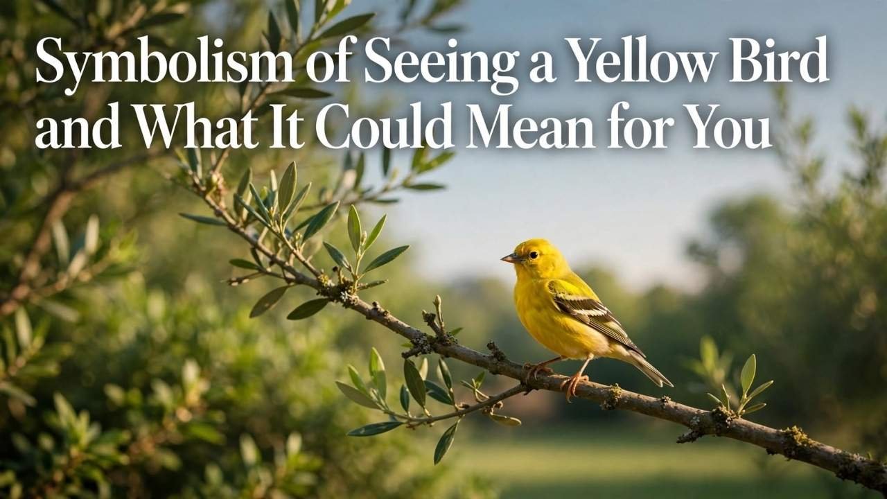 The spiritual meaning of seeing a yellow bird often connects with joy, hope, optimism, renewal, and positive change. 