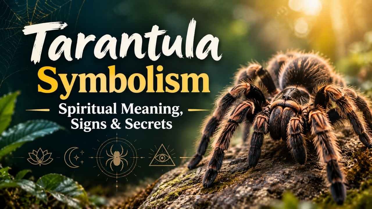 Tarantula symbolism often goes far beyond the fear people may feel when they see this large spider.