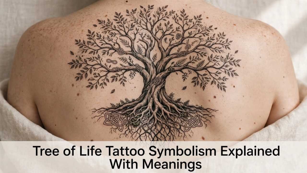 A Tree of Life tattoo carries a deep meaning that can connect your past, present, and future.