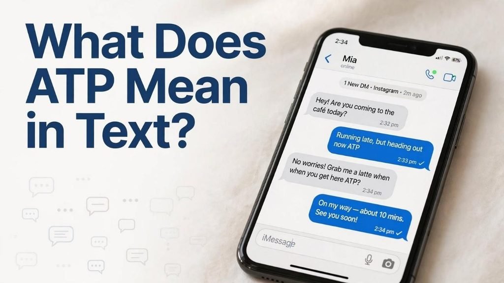 What Does ATP Mean in Text?