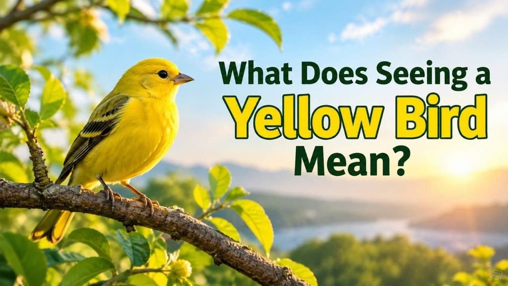 What Does Seeing a Yellow Bird Mean?
