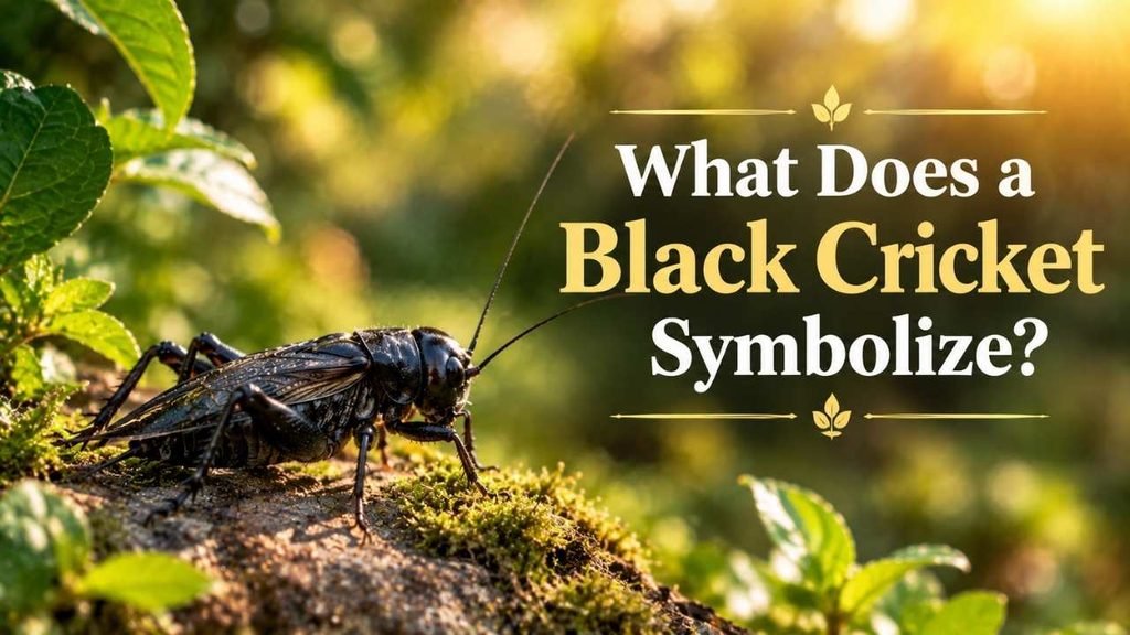 What Does a Black Cricket Symbolize?