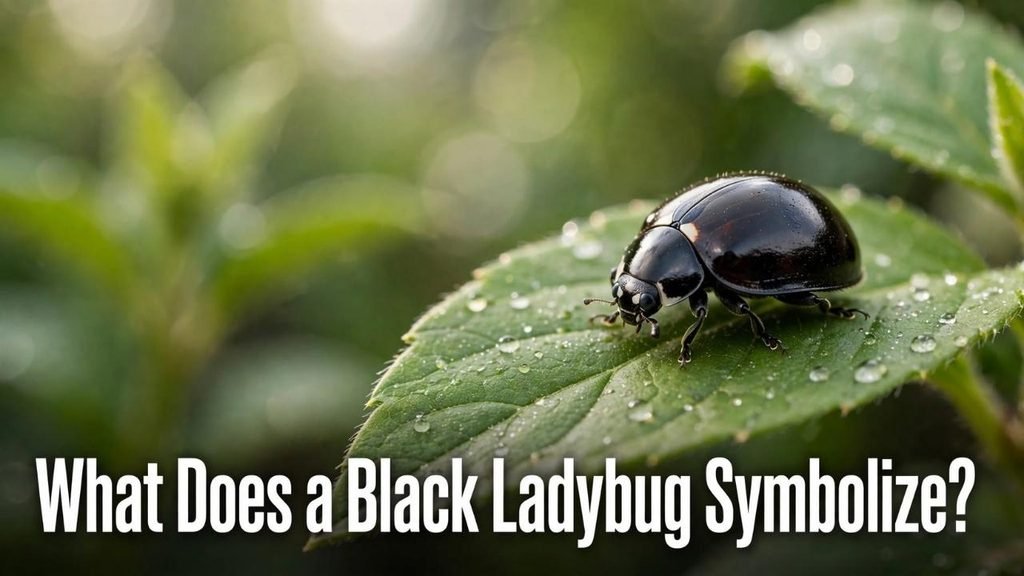 What Does a Black Ladybug Symbolize?