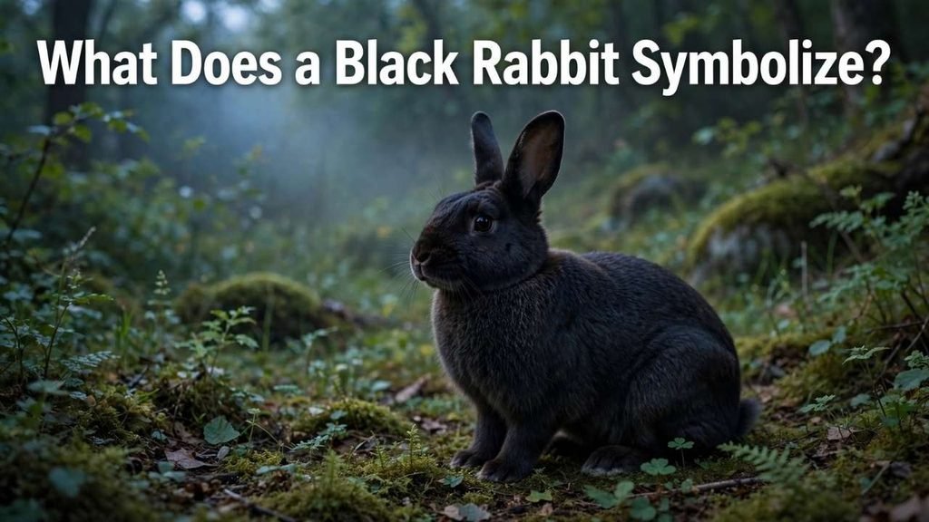 What Does a Black Rabbit Symbolize?