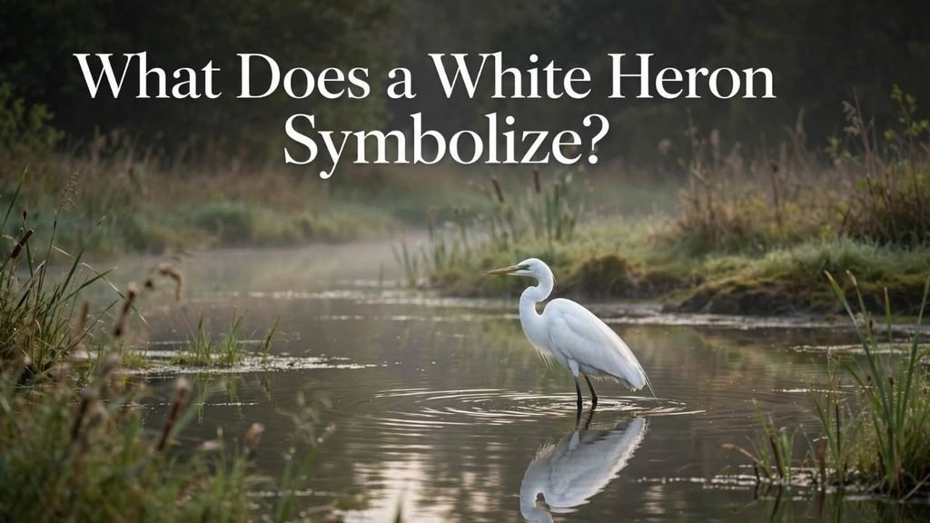 What Does a White Heron Symbolize?
