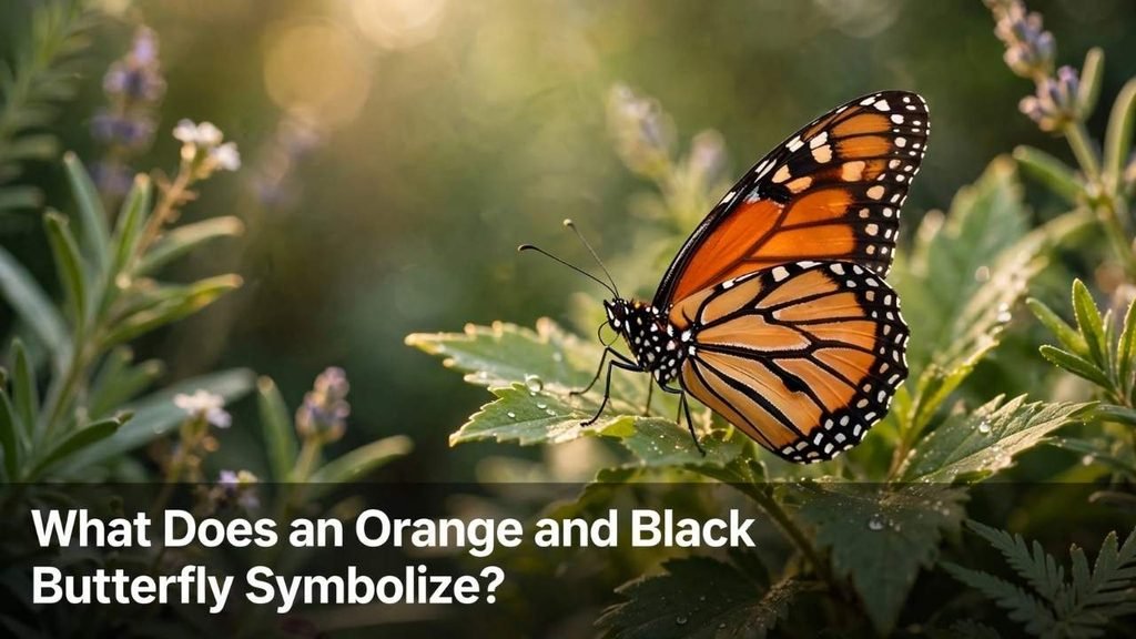 What Does an Orange and Black Butterfly Symbolize?
