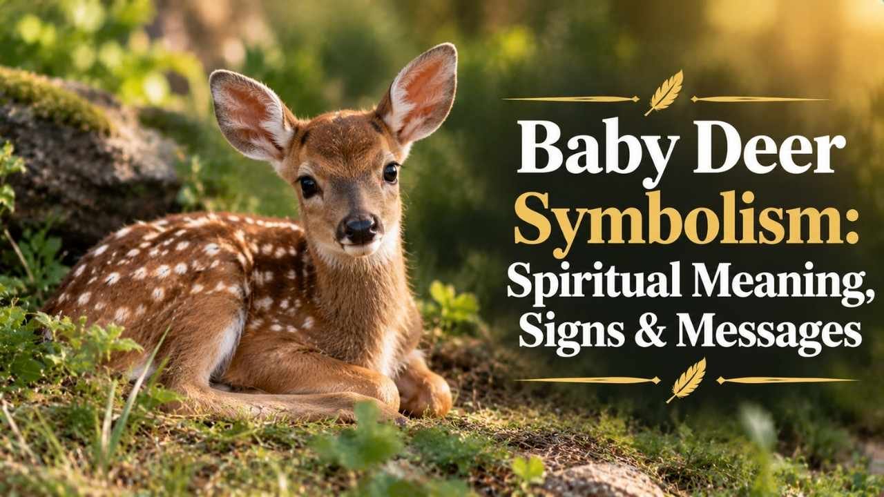 Baby Deer Symbolism often connects a gentle fawn with innocence, purity, vulnerability, new beginnings, and quiet strength