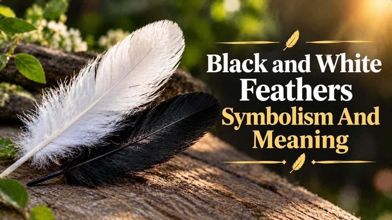 Black and white feathers symbolism often centers on balance, harmony, protection, and change.