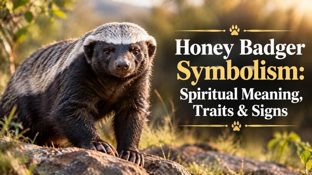 The honey badger symbolism is often linked with courage, fearlessness, resilience, strength, and independence.