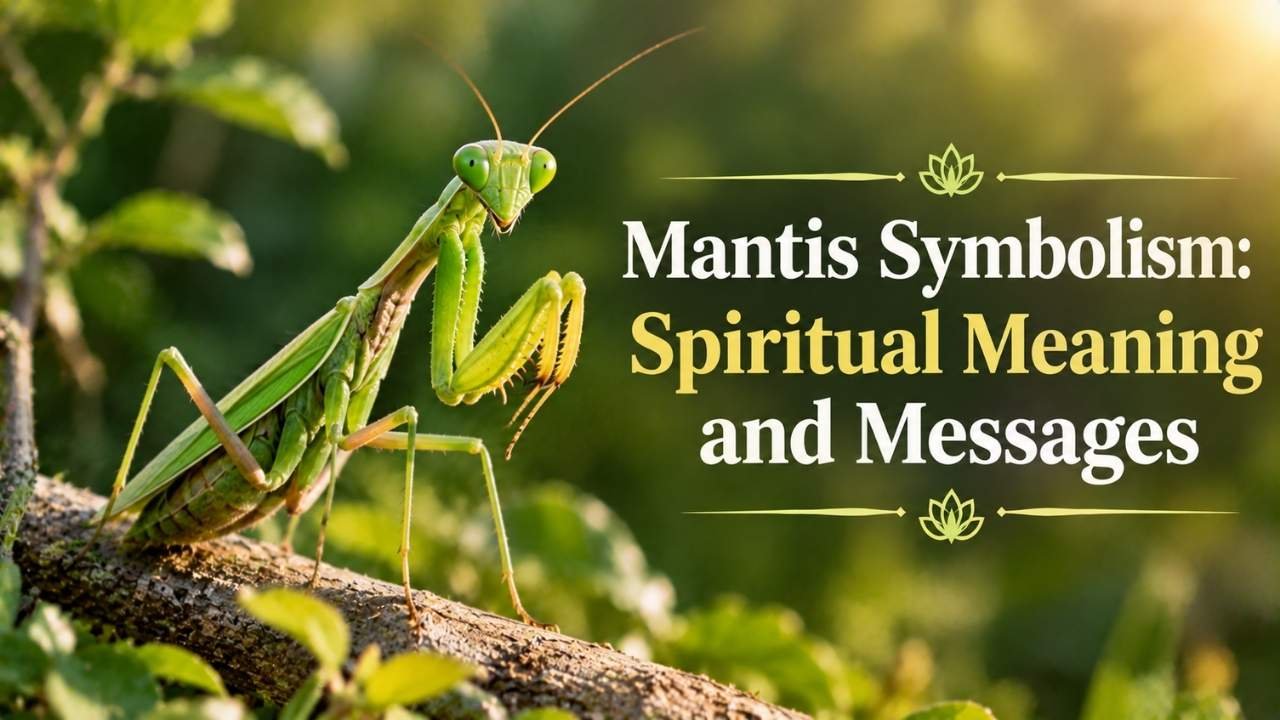 Mantis Symbolism connects this unique insect with patience, intuition, stillness, focus, and spiritual awareness.