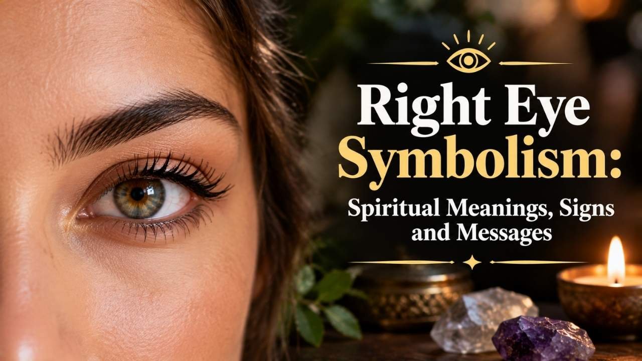 The right eye has carried deep meaning across spiritual traditions, cultures, religions, and forms of art.