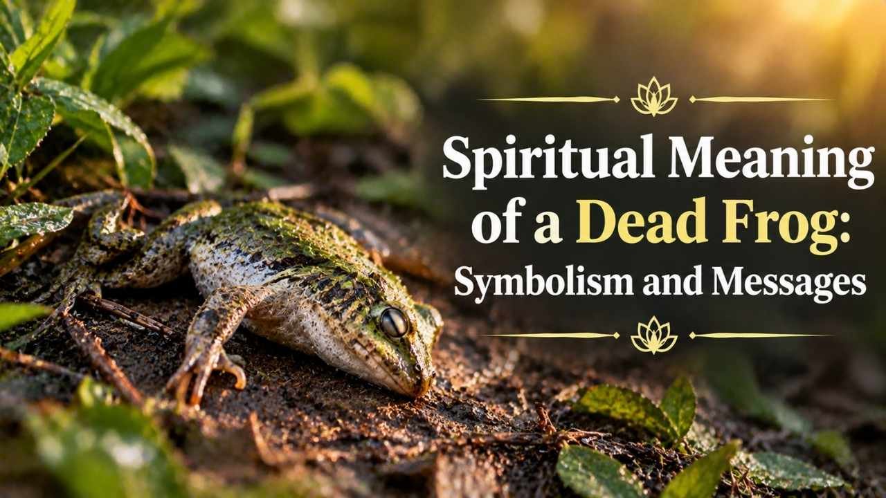 The Spiritual Meaning of a Dead Frog often relates to endings, transformation, emotional release, and new beginnings.