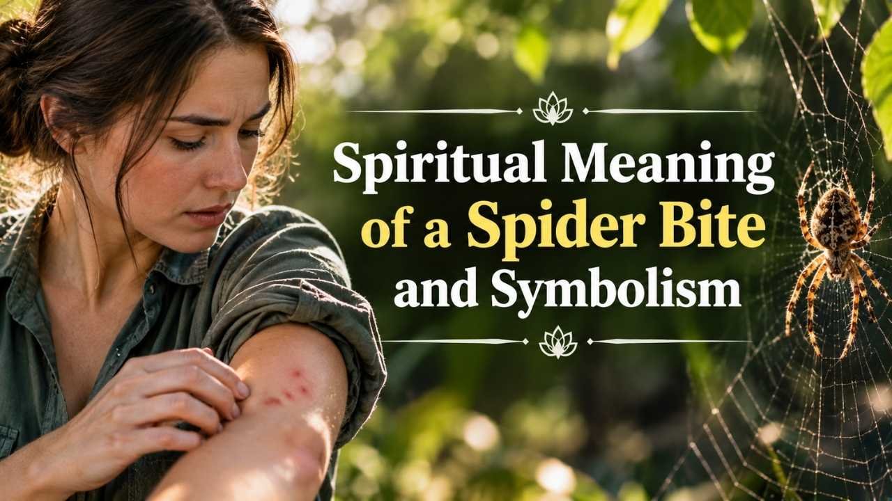 The spiritual meaning of a spider bite and symbolism can make you wonder whether the experience carries a deeper message.