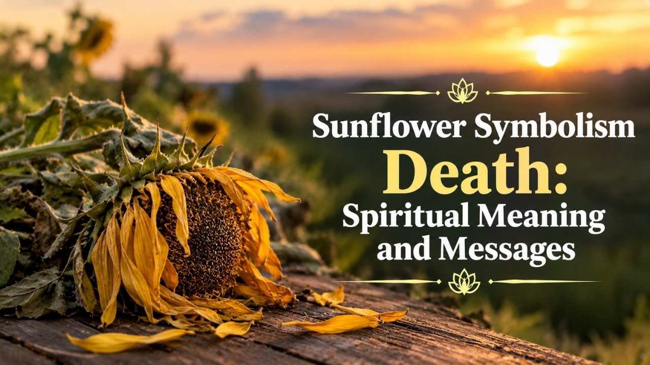 Sunflower symbolism death connects the bright beauty of sunflowers with remembrance, lasting love, hope, and spiritual comfort.