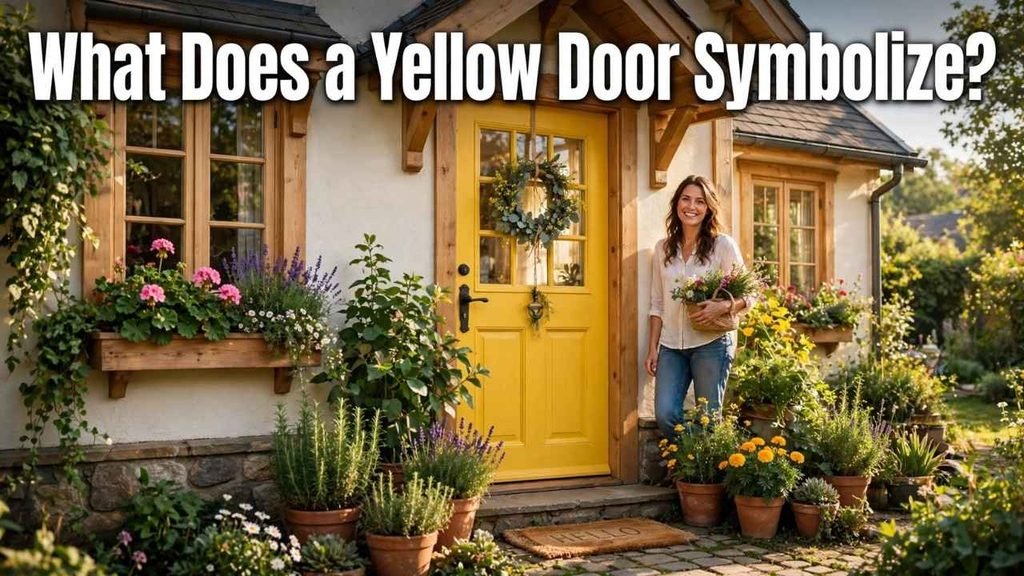 What Does a Yellow Door Symbolize?